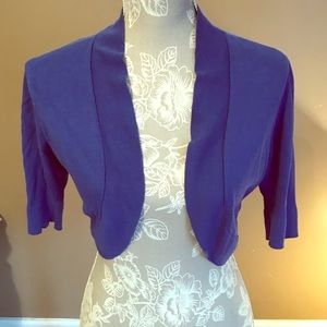 Cute blue shrug